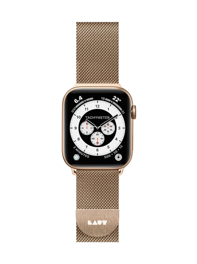 Steel loop apple watch (38/40 mm) -nauha (kulta)
