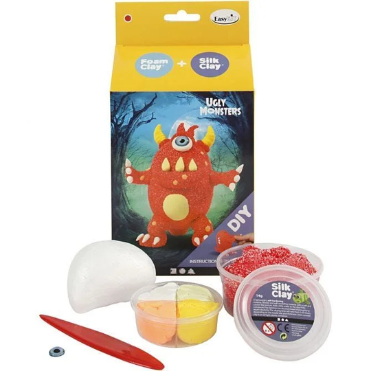 Foam Clay Funny Friends Monster, Röd