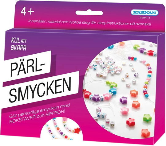 Kärnan Kirjaimet & Numerot Askarteluhelmet