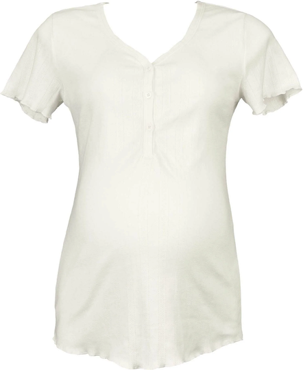 Cache Coeur Trousseau Raskaus- Ja Imetyspaita, Natural White, L