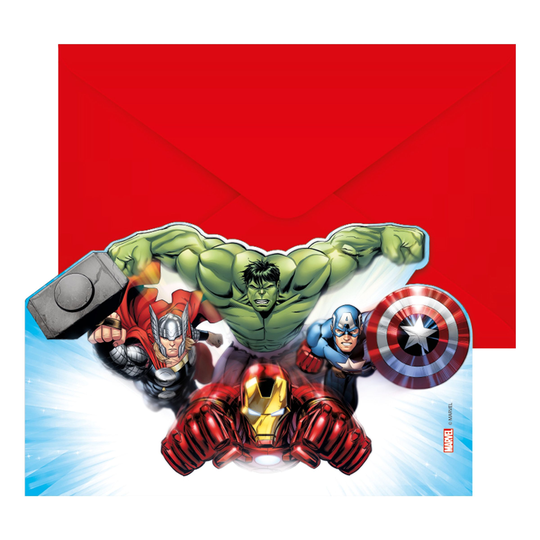 Kutsukortit Avengers Infinity Stones - 6-pakkaus