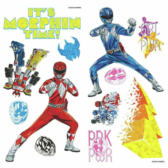 RoomMates Sisustustarrat Power Rangers