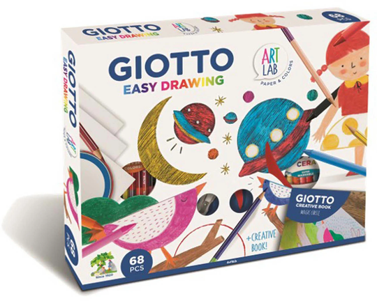 Giotto Art Lab Easy Drawing Askartelupakkaus