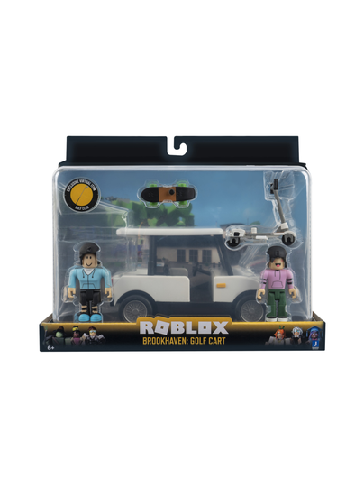 Roblox leikkisetti brookhaven golfauto ja 2 hahmoa