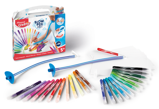 Maped - Creativ - Blowpen Art, 24 colours (846712)