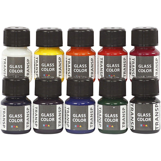 Glass Color - Transparent (10 x 35 ml)