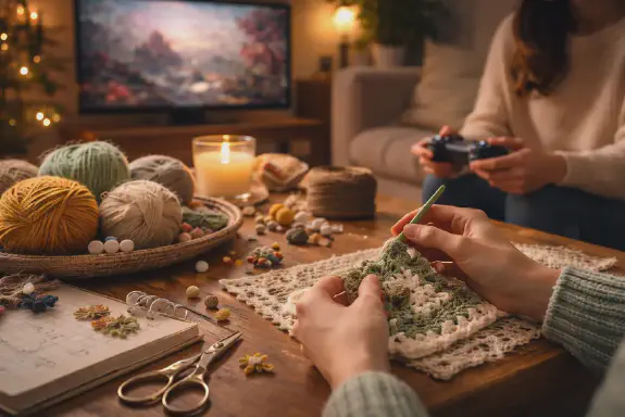 Luova harrastaminen pelaamisen vastapainona